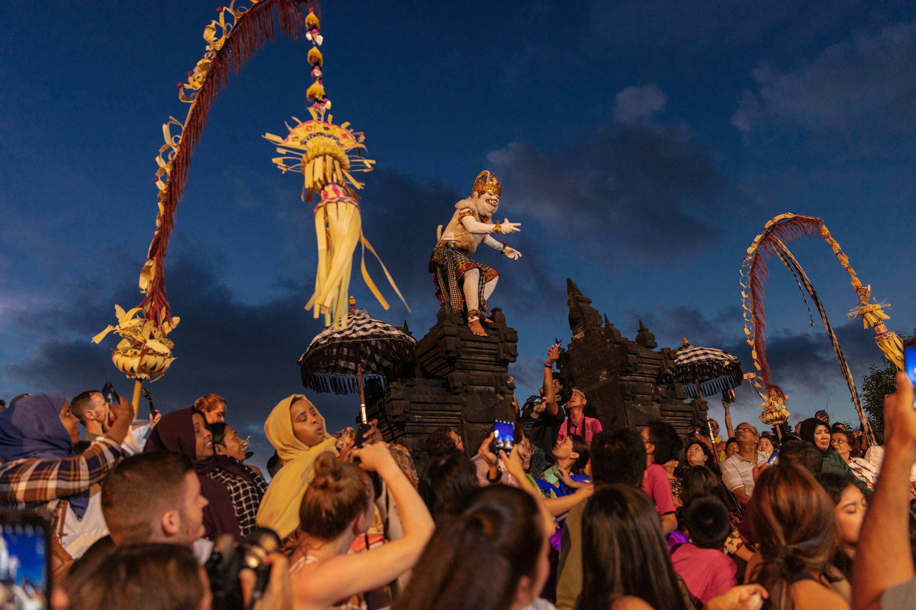 Uluwatu, Kecak Dance, Melasti Ceremony, and Sunset at Uluwatu Temple